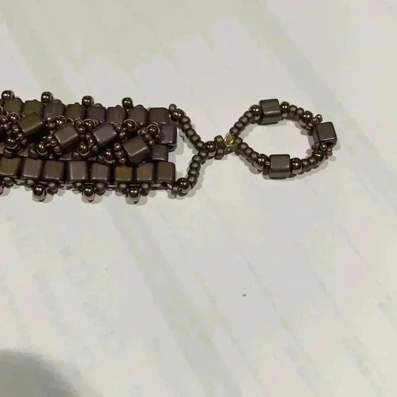 Vintage beaded bracelet, source unknown - Picture 6 of 12